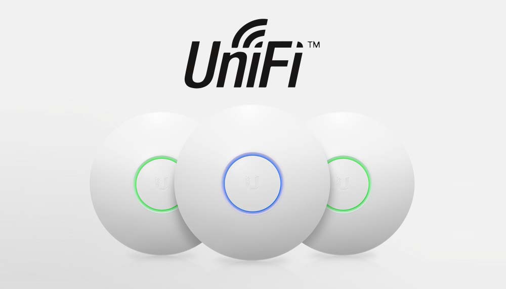 Unifi Wireless System with PoE Switch, five access points and centrally