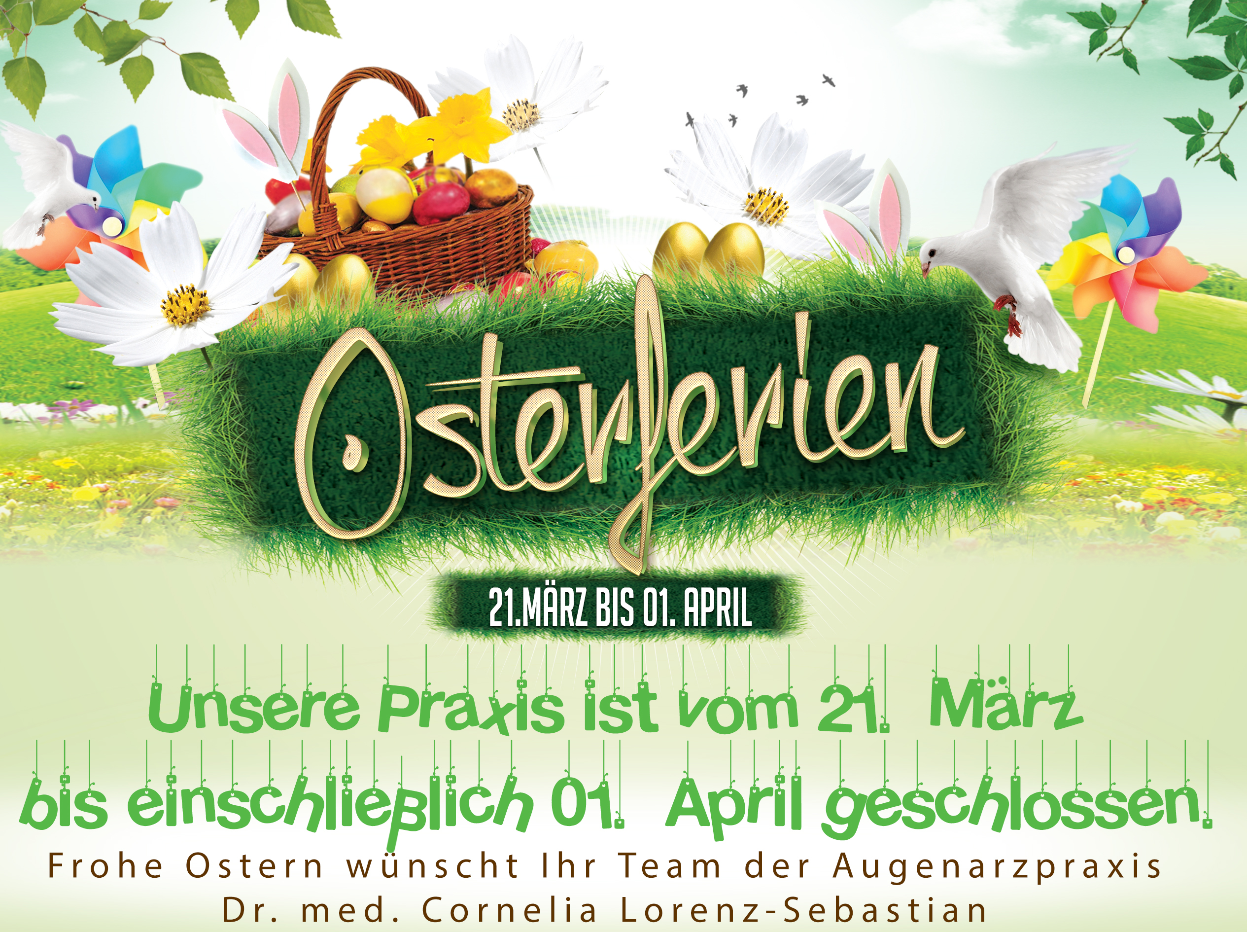 Osterferien 2016 Homepage Augenärztin Dr. LorenzSebastian