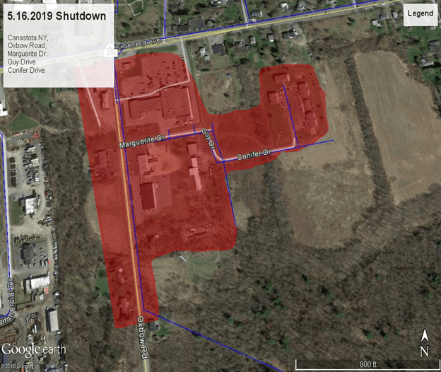 Shutdown for Canastota/Lenox Area OCWA