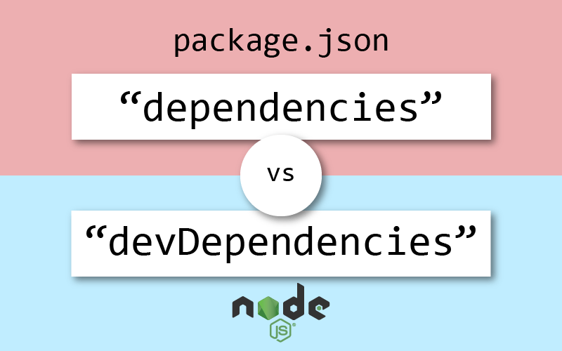 `dependencies` vs `devDependencies` in Node.js Which one should I use