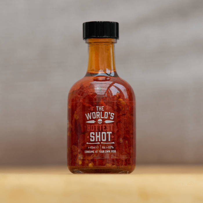 World’s Hottest Shot Overproof Rum Infused With Carolina Reaper