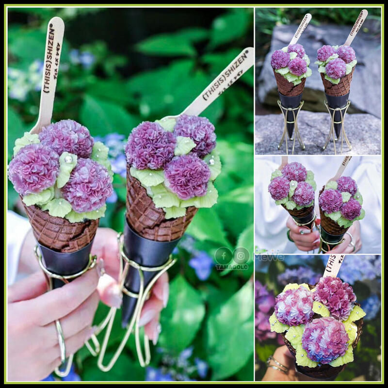Trendy Ice Cream Shop Specializes in HyperRealistic Edible Flower Bouquets