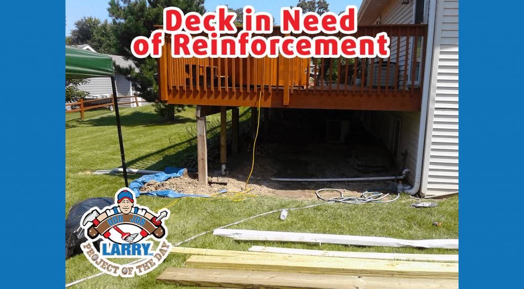 Hot Tub Deck Reinforcement Project of the Day