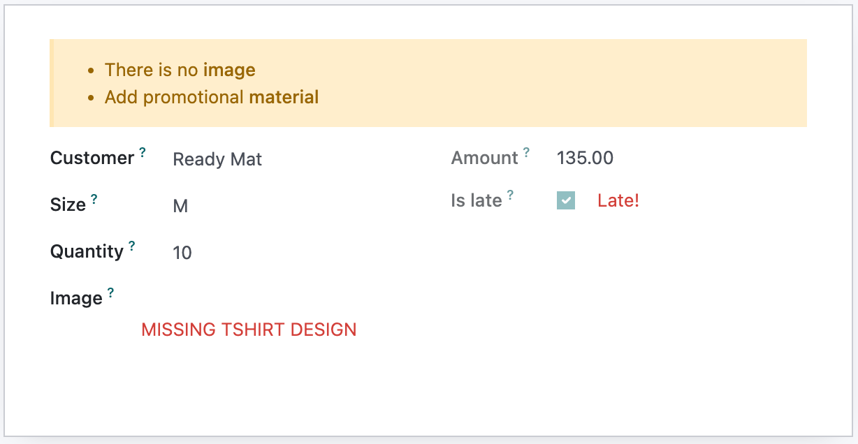 Chapter 1 Fields and Views — Odoo 16.0 documentation