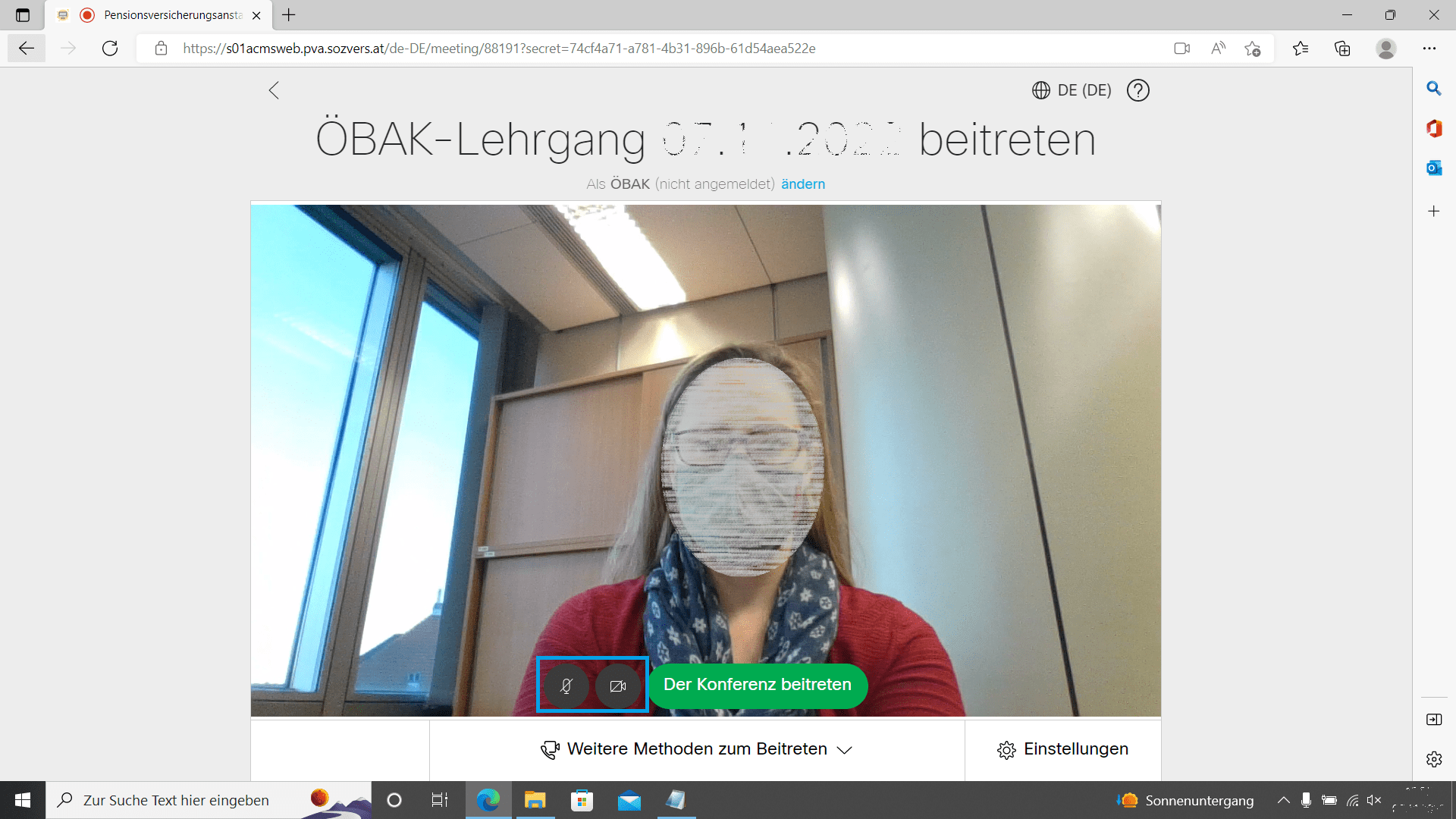 ÖBAK Anleitung Videokonferenz
