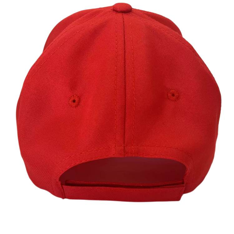 polyester cap manufacturer plain red baseball cap wholesale
