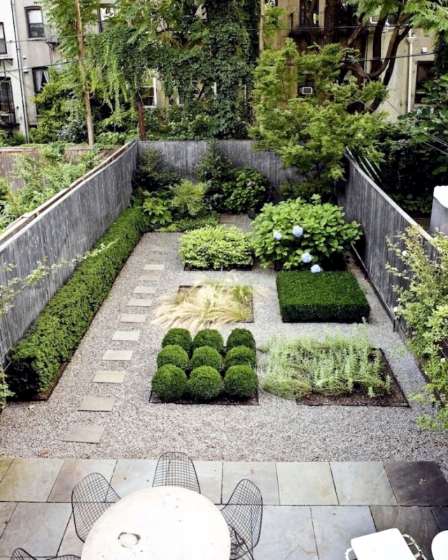 Texture and shape as elements of modern design garden design Interior