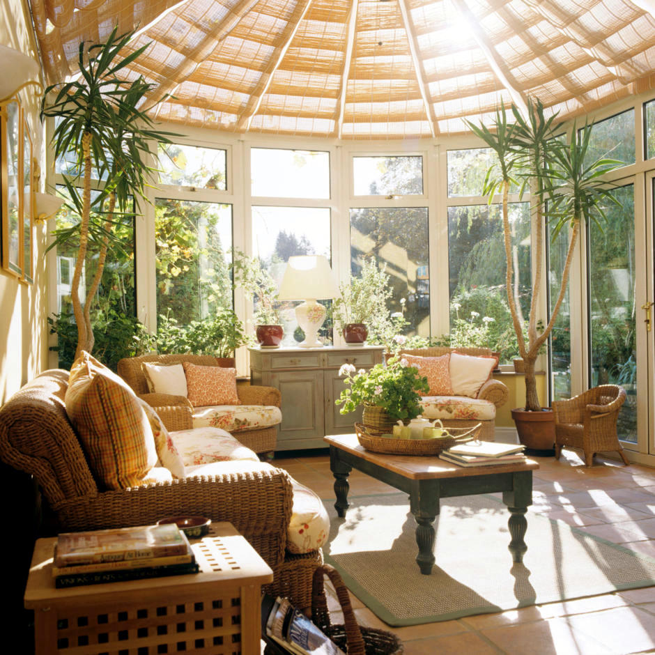 Conservatory with Palmem Interior Design Ideas Ofdesign