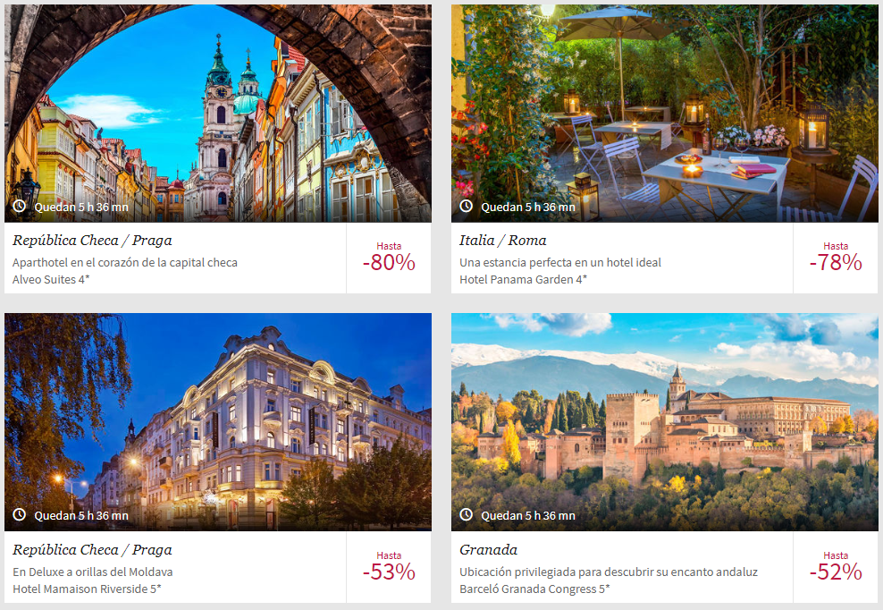 escapadas europeas desde 99€