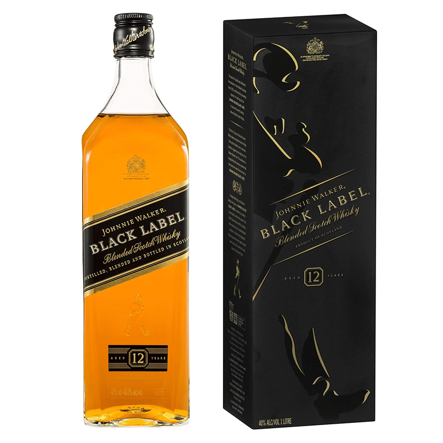 Whisky Johnnie Walker Black Label, 1L Ofertinha
