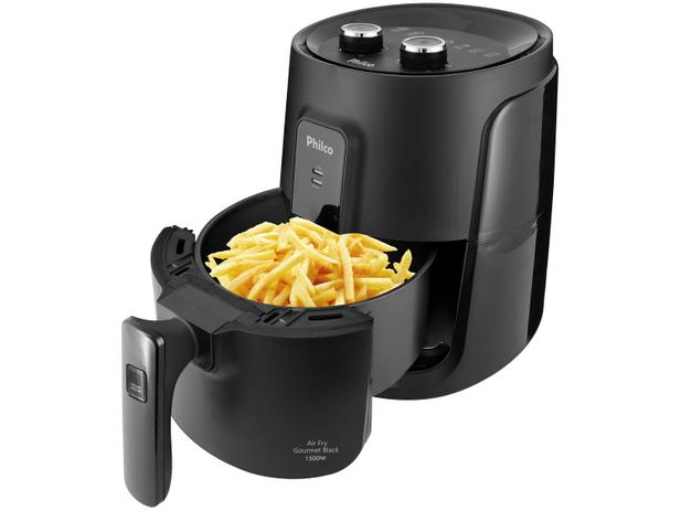 Fritadeira Elétrica sem Óleo/Air Fryer Philco Gourmet Black PFR15P