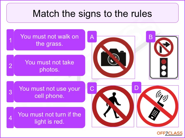 Teaching Must and Have to Necessity Modals Off2Class