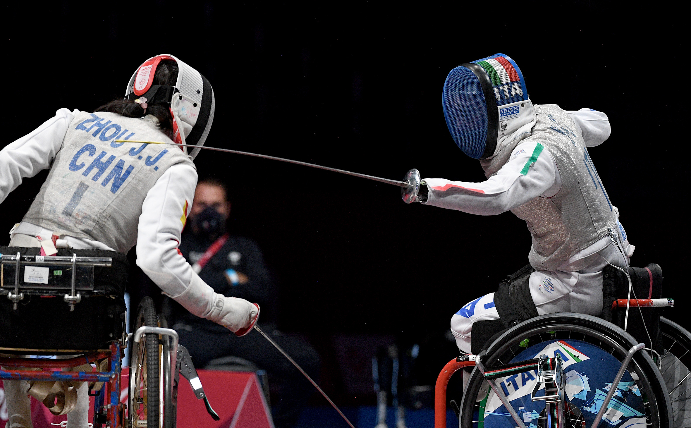 Rigid fencing wheelchair ZODIAC FENCING OFFCARR SRL