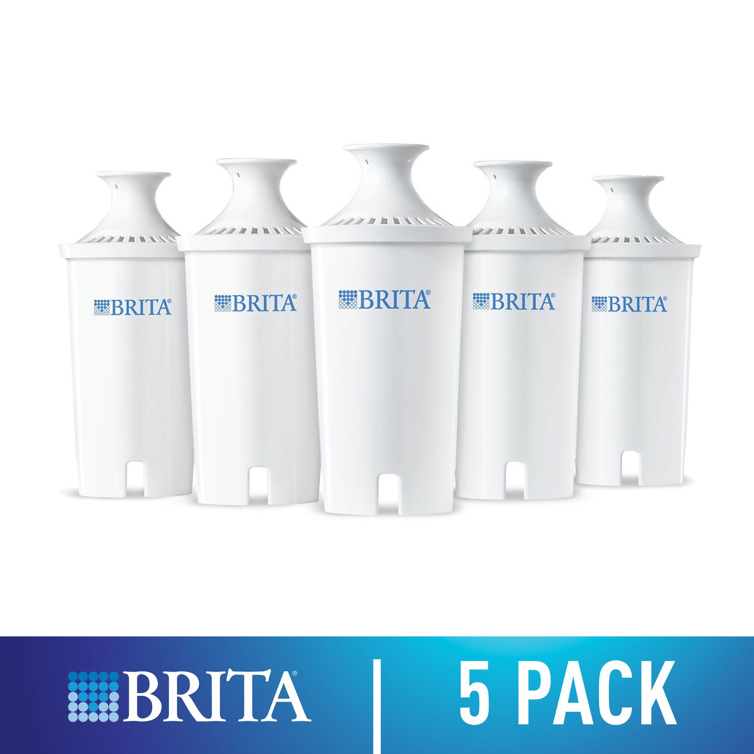 Brita Water Filter Pitcher Advanced Replacement Filters 5 Pack