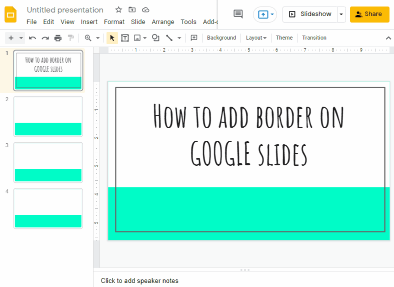 How to Add a Border in Google Slides [Best Practice]