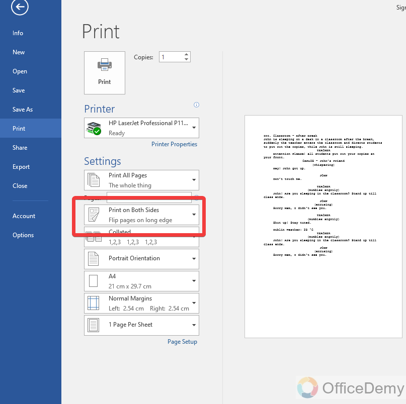 How to Print Double Sided in Microsoft Word 2 Methods