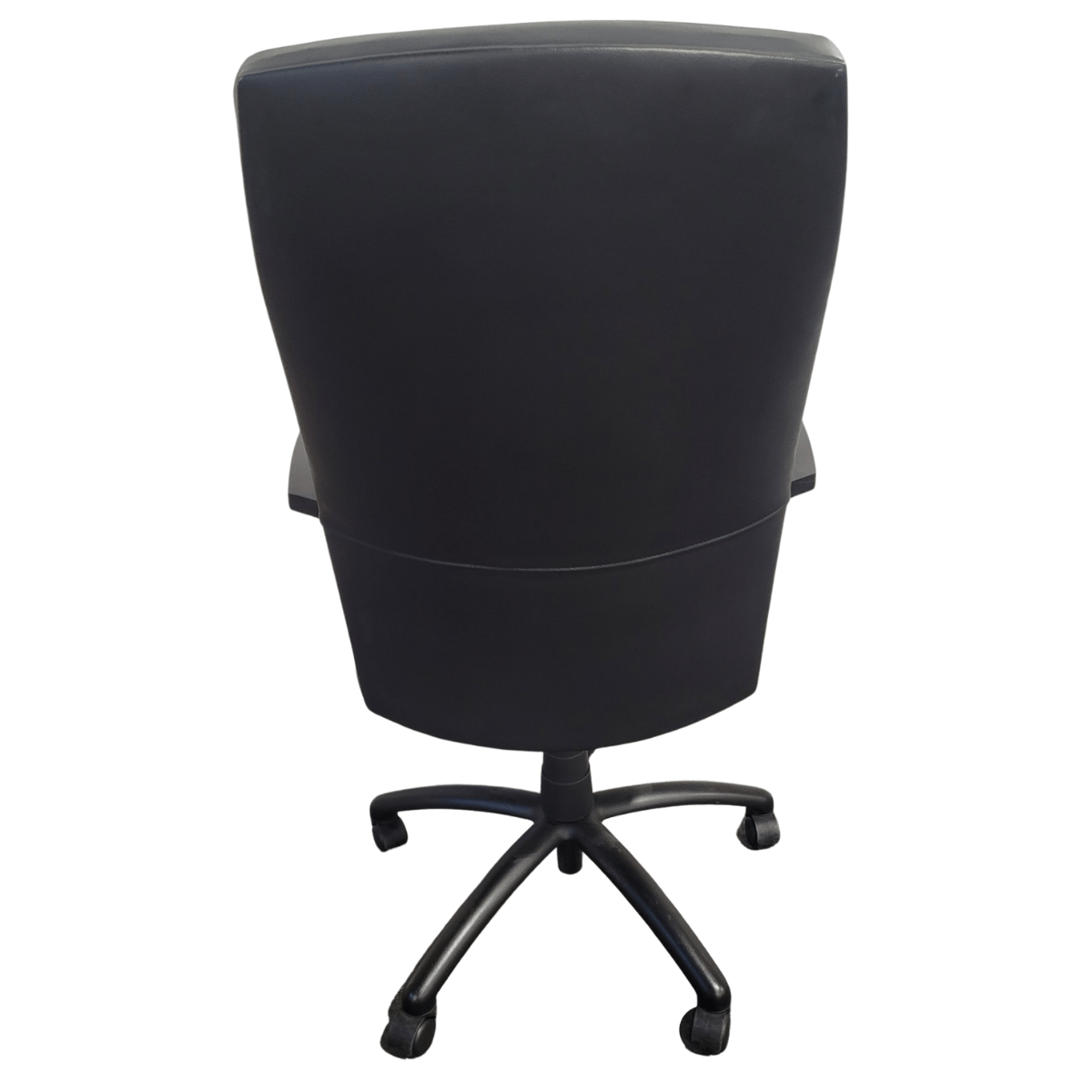 Gunlock HighBack Black Vinyl Conference Chair Office Furniture Plus
