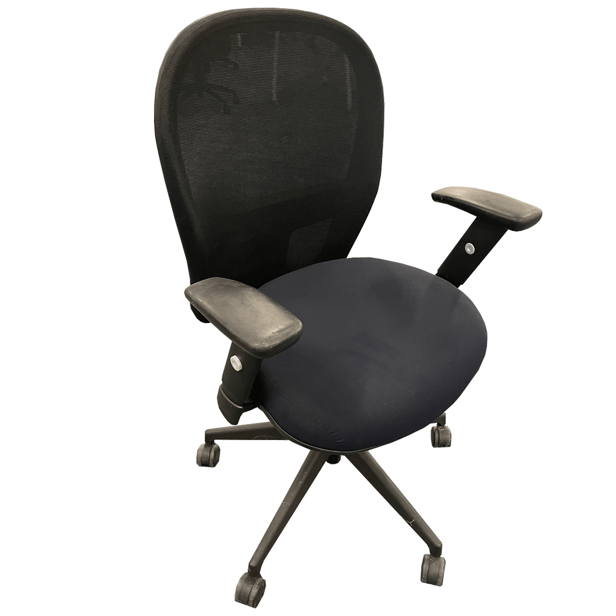 Used SitOnIT MeshBack Task Intensive Chair In Black W/ Upholstered