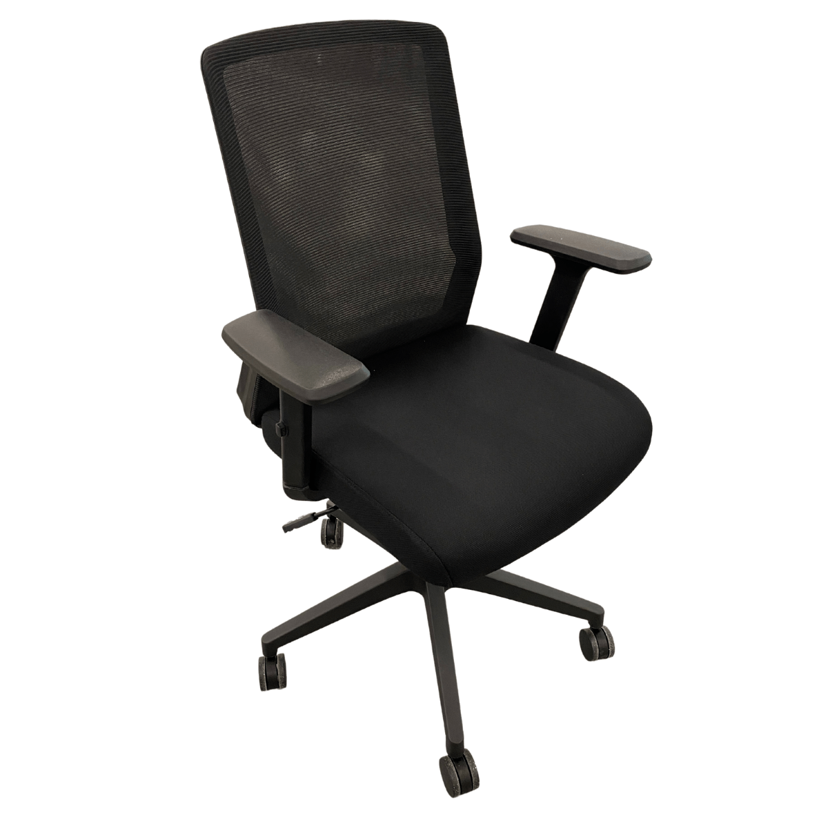 Poppin Nomad Black MeshBack Task Chair Office Furniture Plus Texas