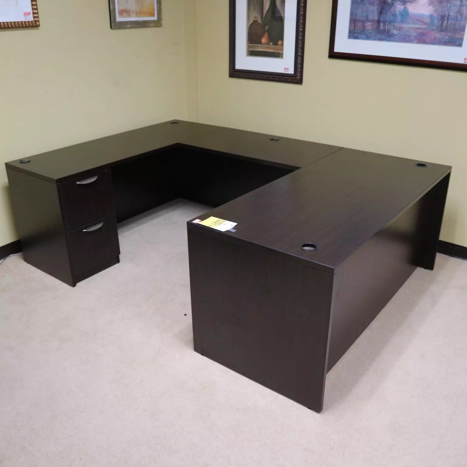 U Save Office Furniture Johnson City UDesk Espresso Office Furniture Liquidations