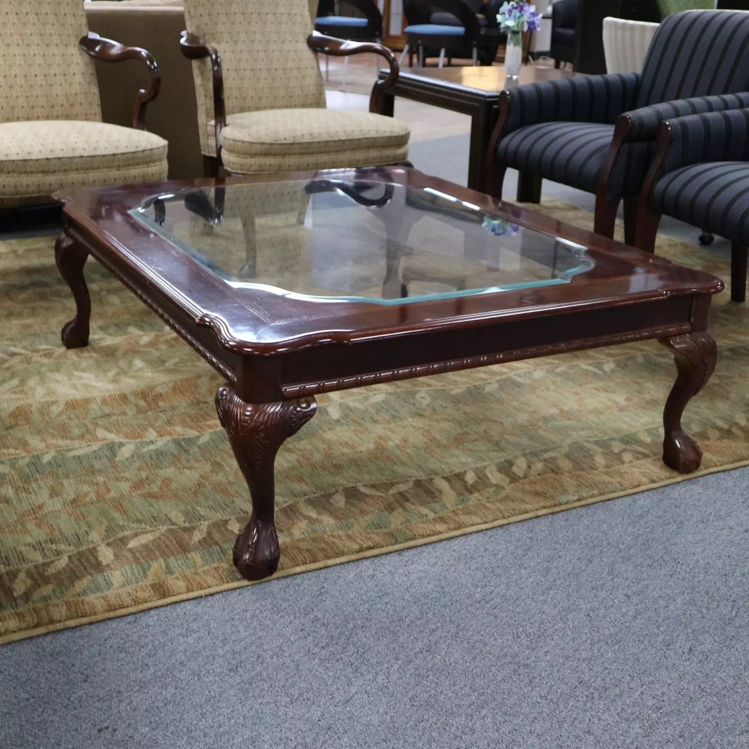 Vintage Center Table Office Furniture Liquidations