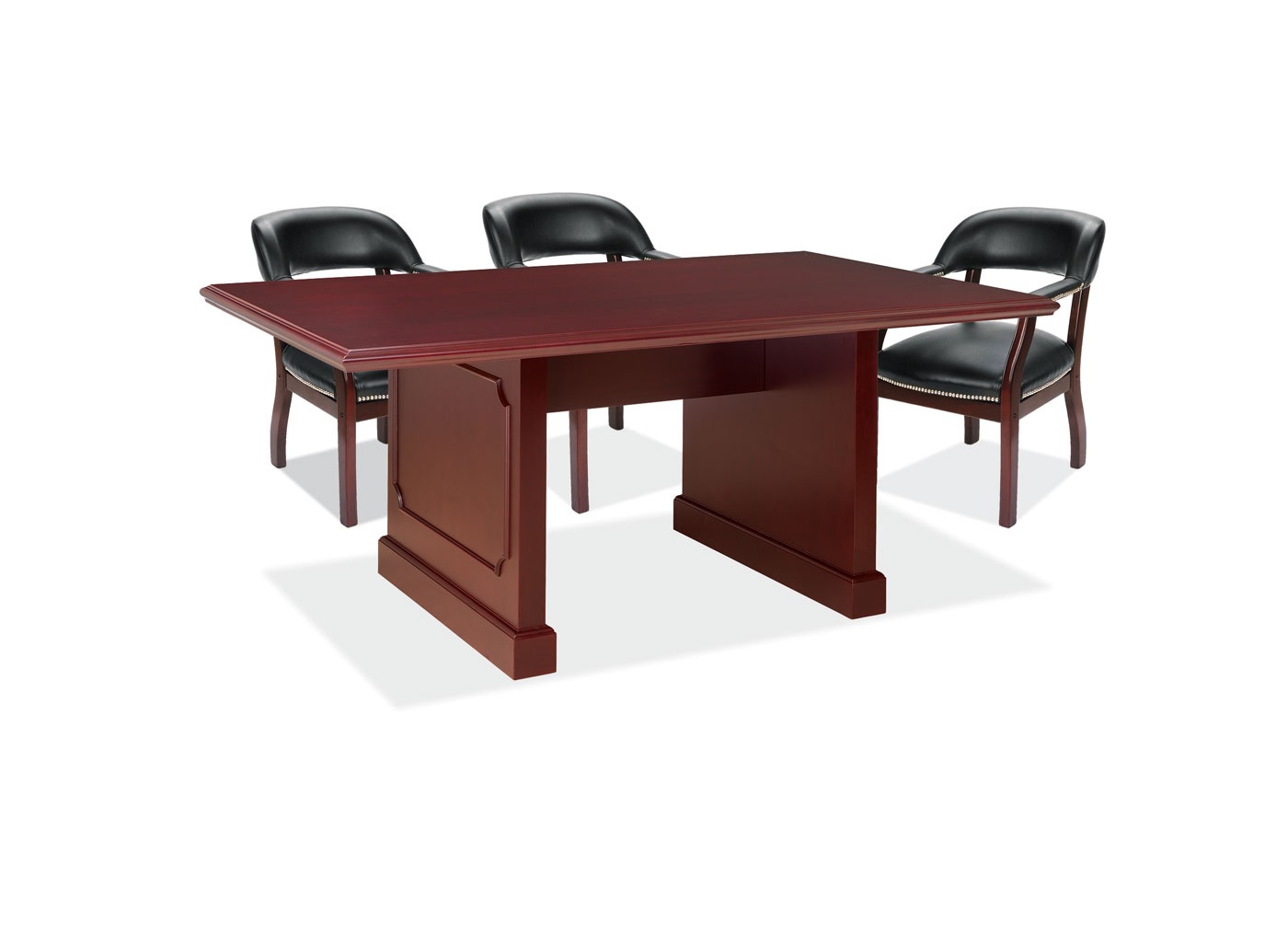 OfficeSource Abbey Conference Tables 8′ Rectangular Table with Panel Base New! Office