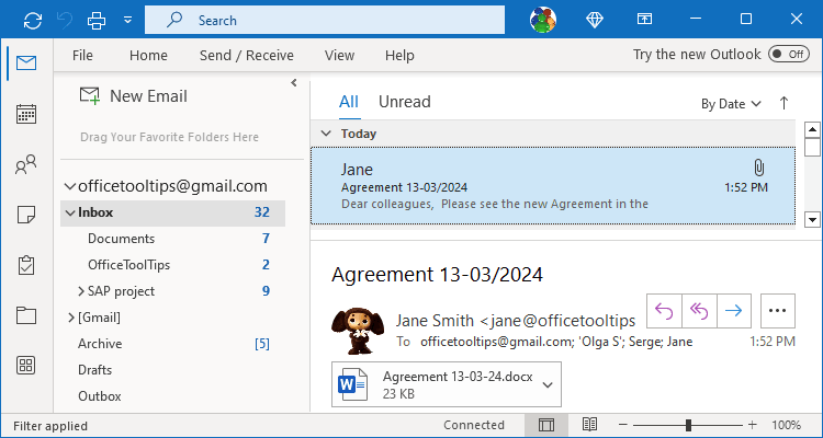 How to display and hide the Reading pane Microsoft Outlook 365
