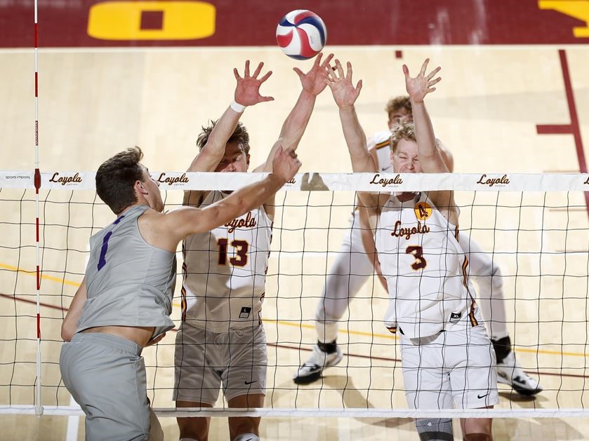 College men’s volleyball matches to follow today Off the Block