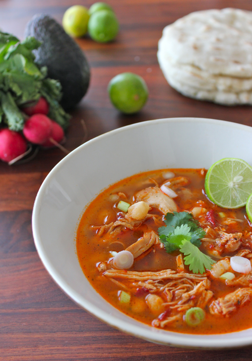 {recipe} Red Chicken Pozole off the (meat)hook