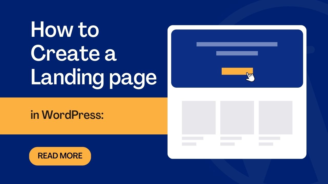 How to Create a Landing page in WordPress The Complete Guide!