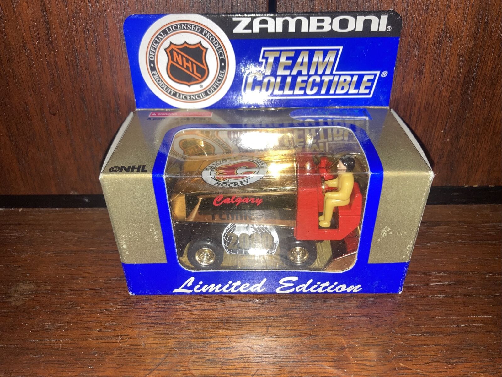 2000 CALGARY FLAMES 50TH ANNIVERSARY ZAMBONI/WHITE ROSE COLLECTIBLES