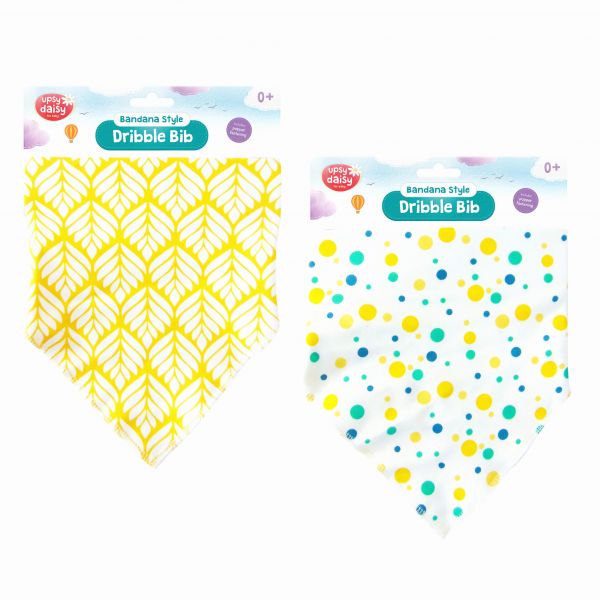 Upsy Daisy Bandana Style Dribble Bib Assorted Colours OG House Ltd
