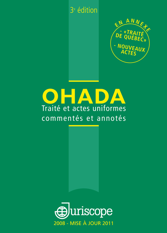 Droit des affaires en Afrique, le Code vert actualisé est