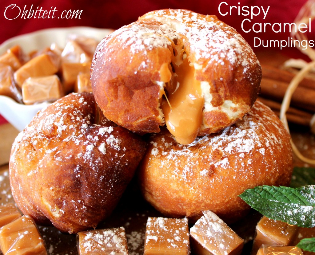 Crispy Caramel Dumplings! Oh Bite It
