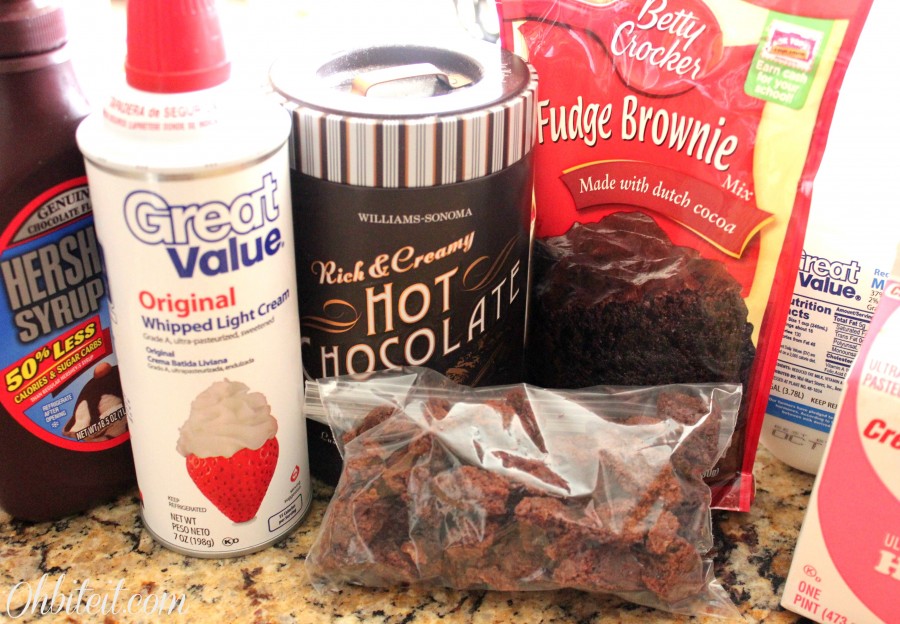 Brownie Batter Hot Cocoa! Oh Bite It