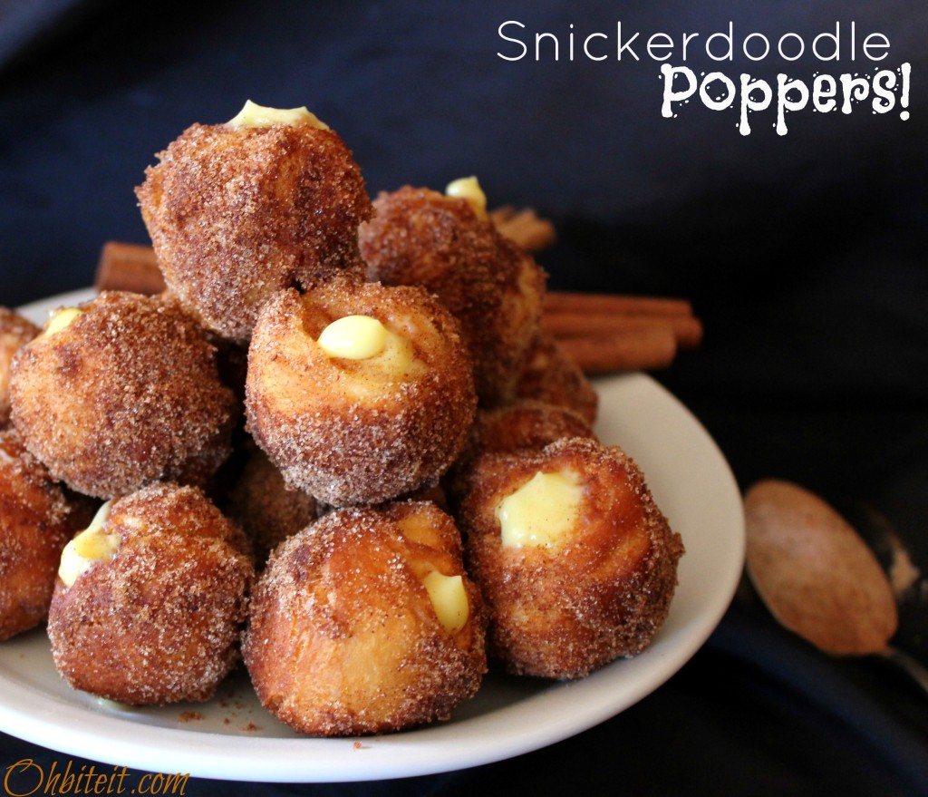 Snickerdoodle Poppers! Oh Bite It