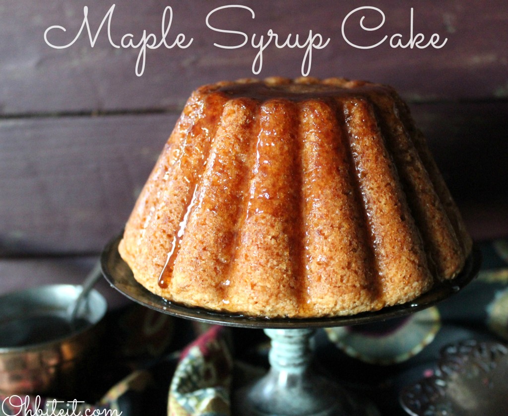 Maple Syrup Cake! Oh Bite It