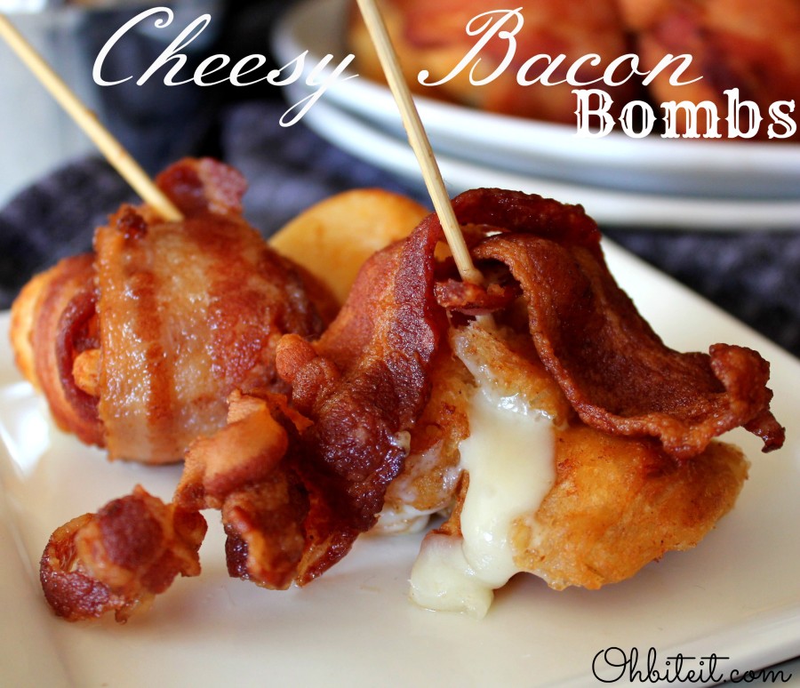 Cheesy Bacon Bombs! Oh Bite It