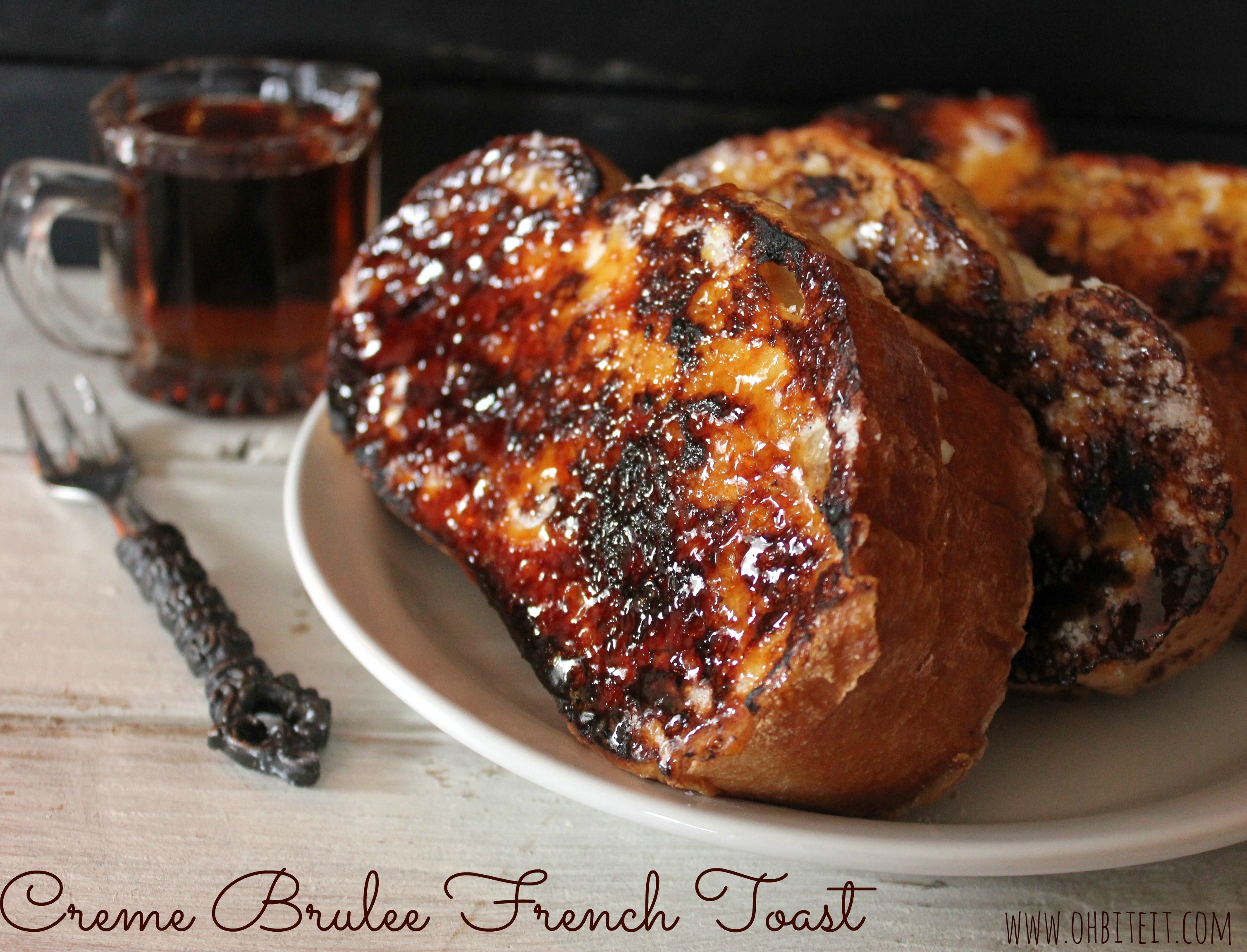 Creme Brulee {stuffed} French Toast! Oh Bite It