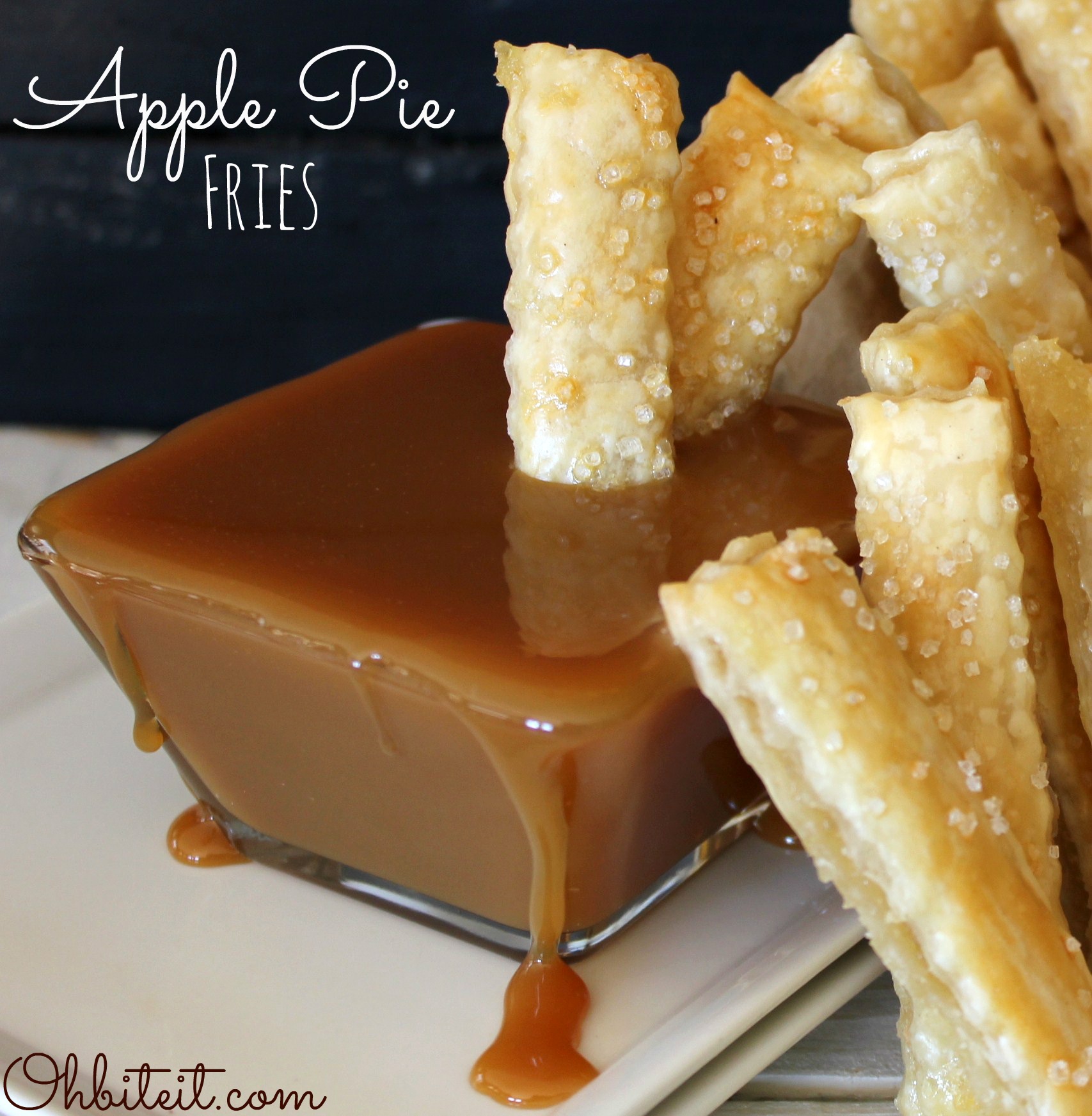 Apple Pie Fries! Oh Bite It