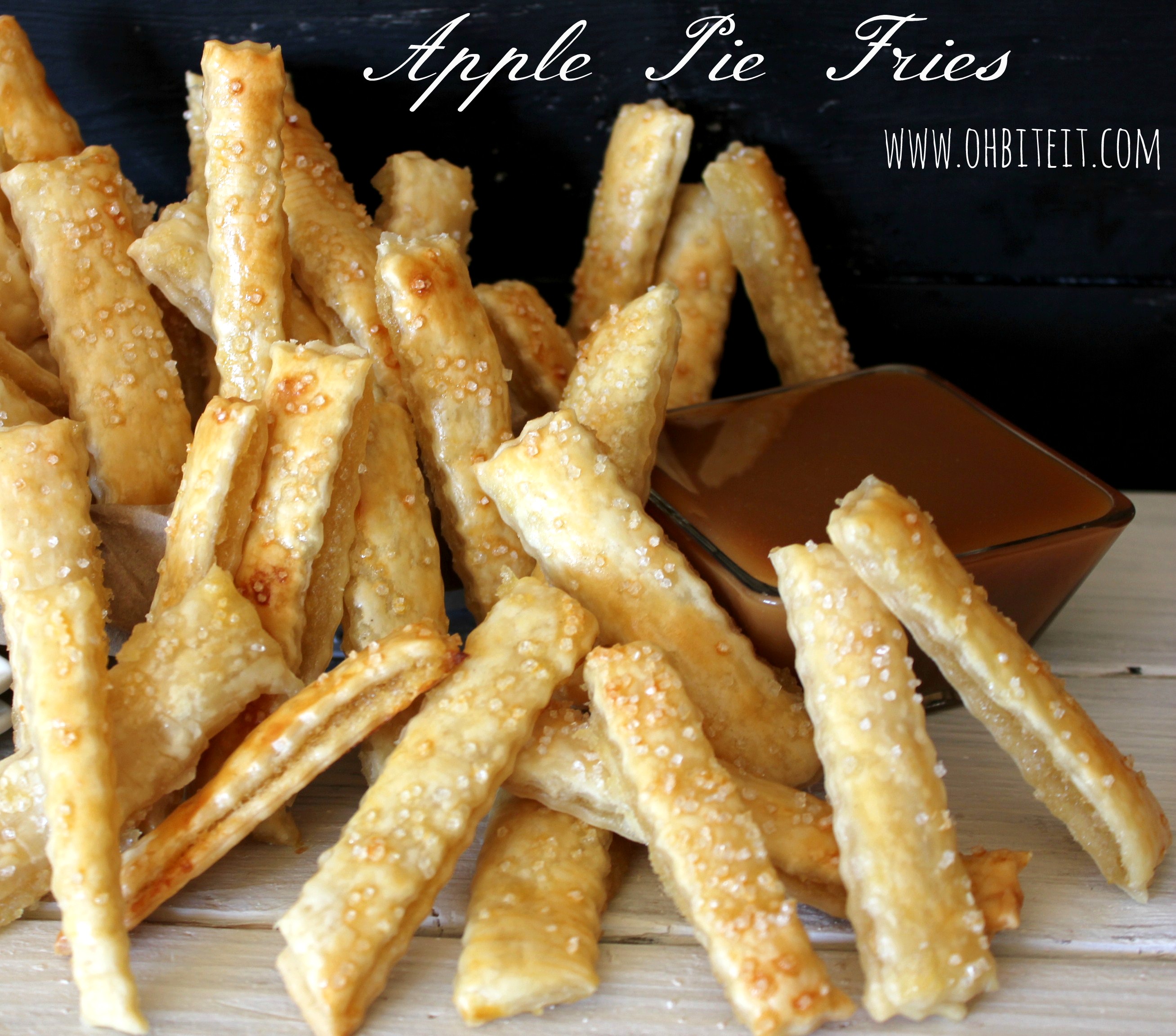 Apple Pie Fries! Oh Bite It