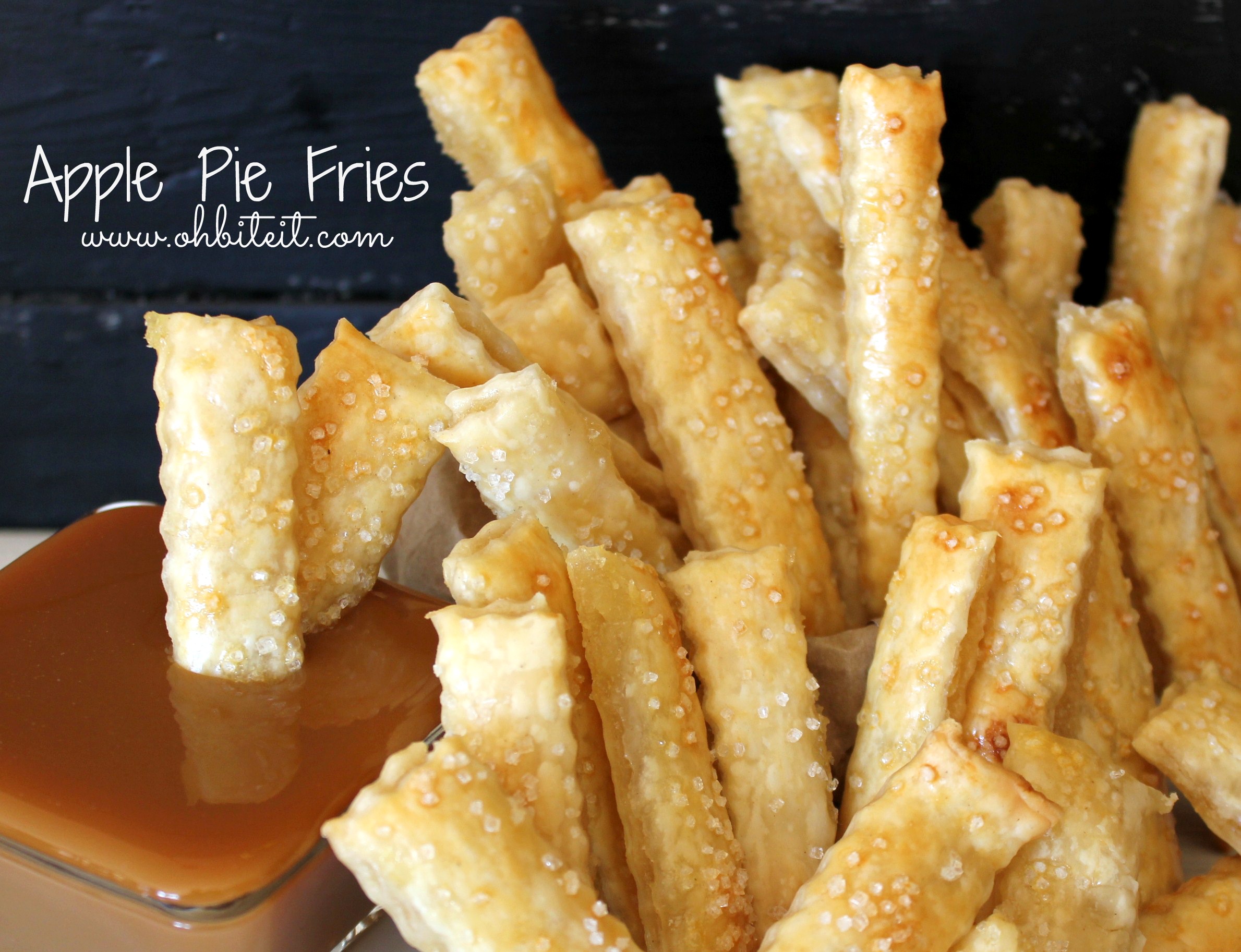 Apple Pie Fries! Oh Bite It