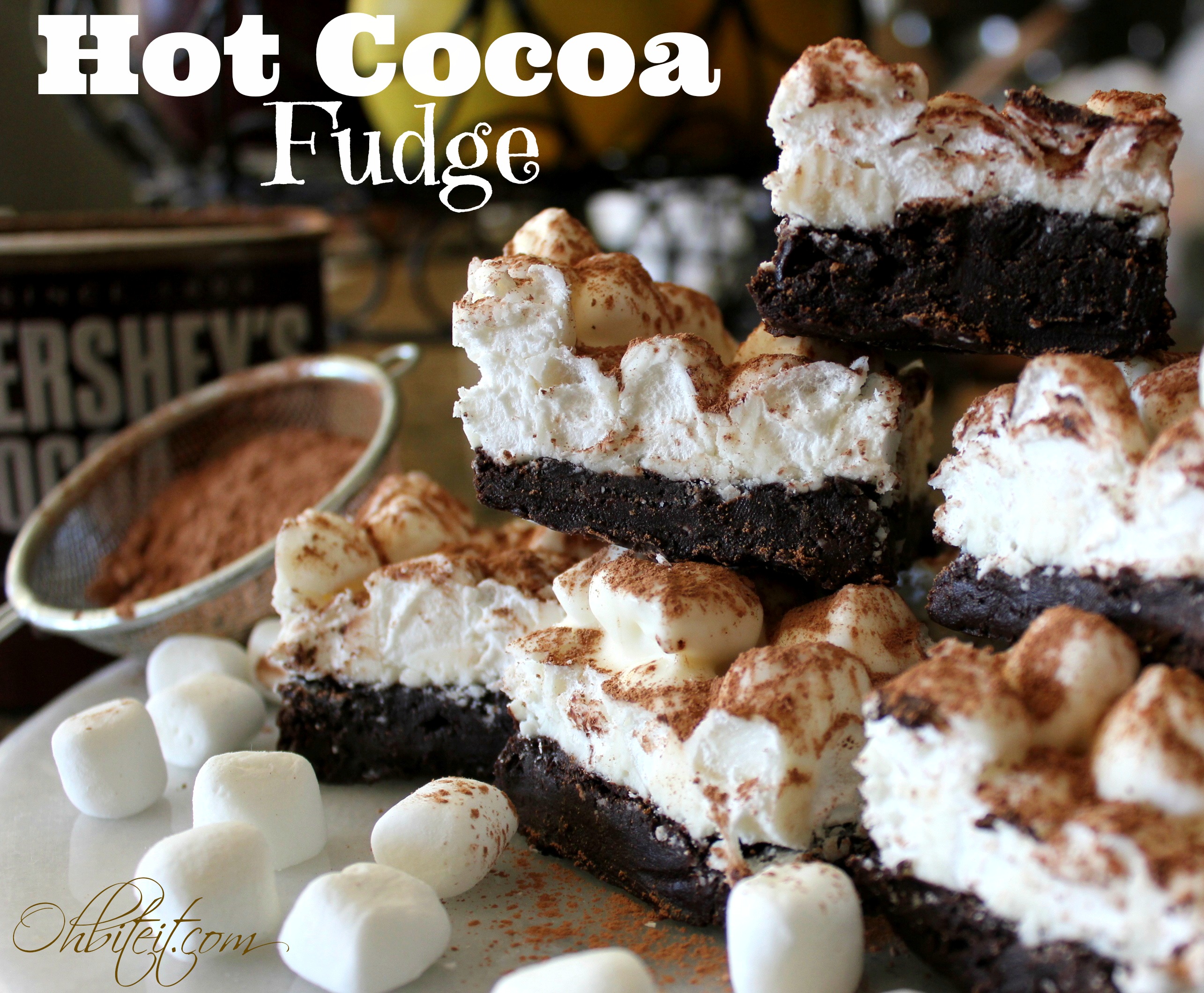 Hot Cocoa Fudge! Oh Bite It