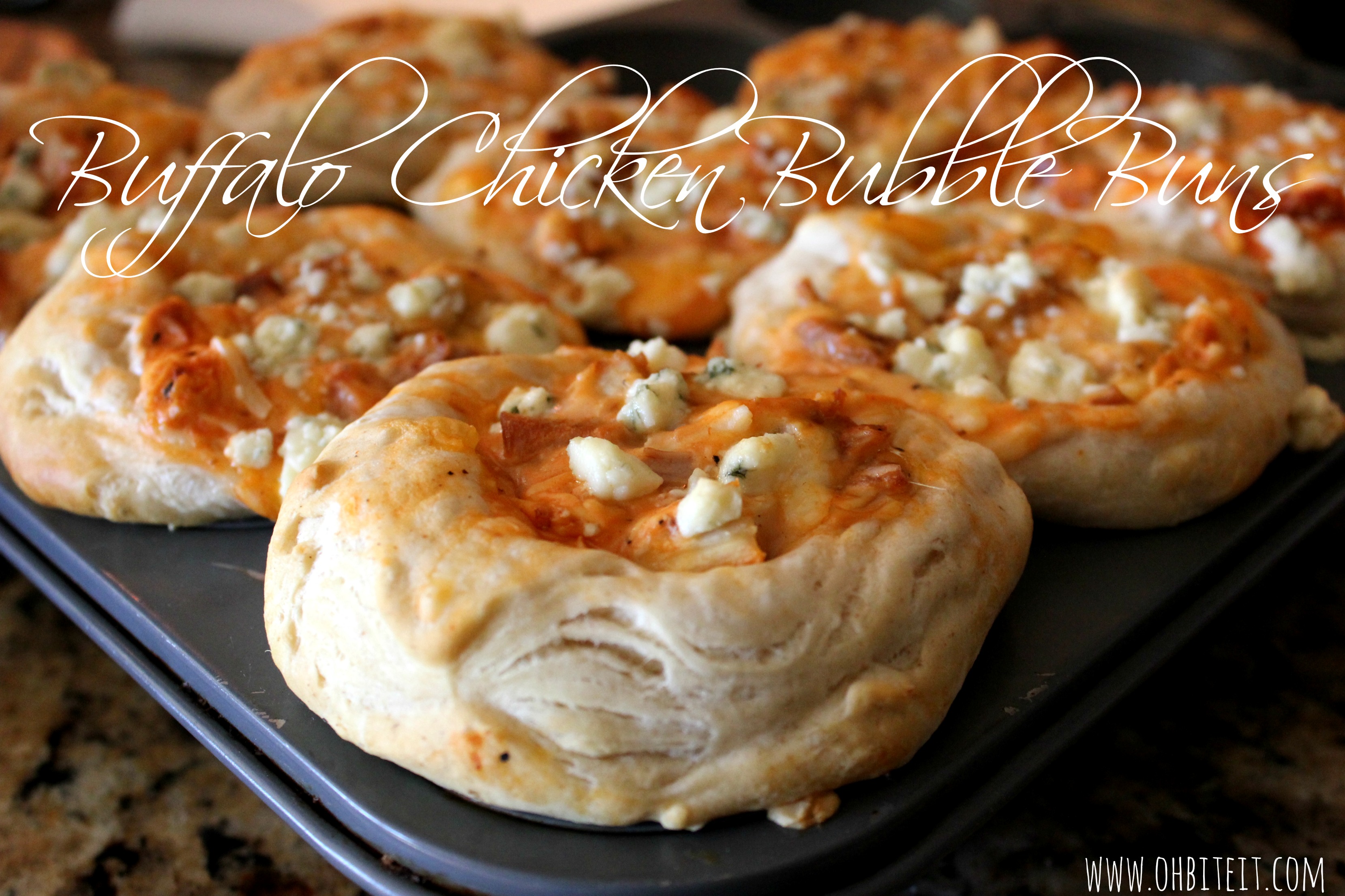 Buffalo Chicken Bubble Buns! Oh Bite It