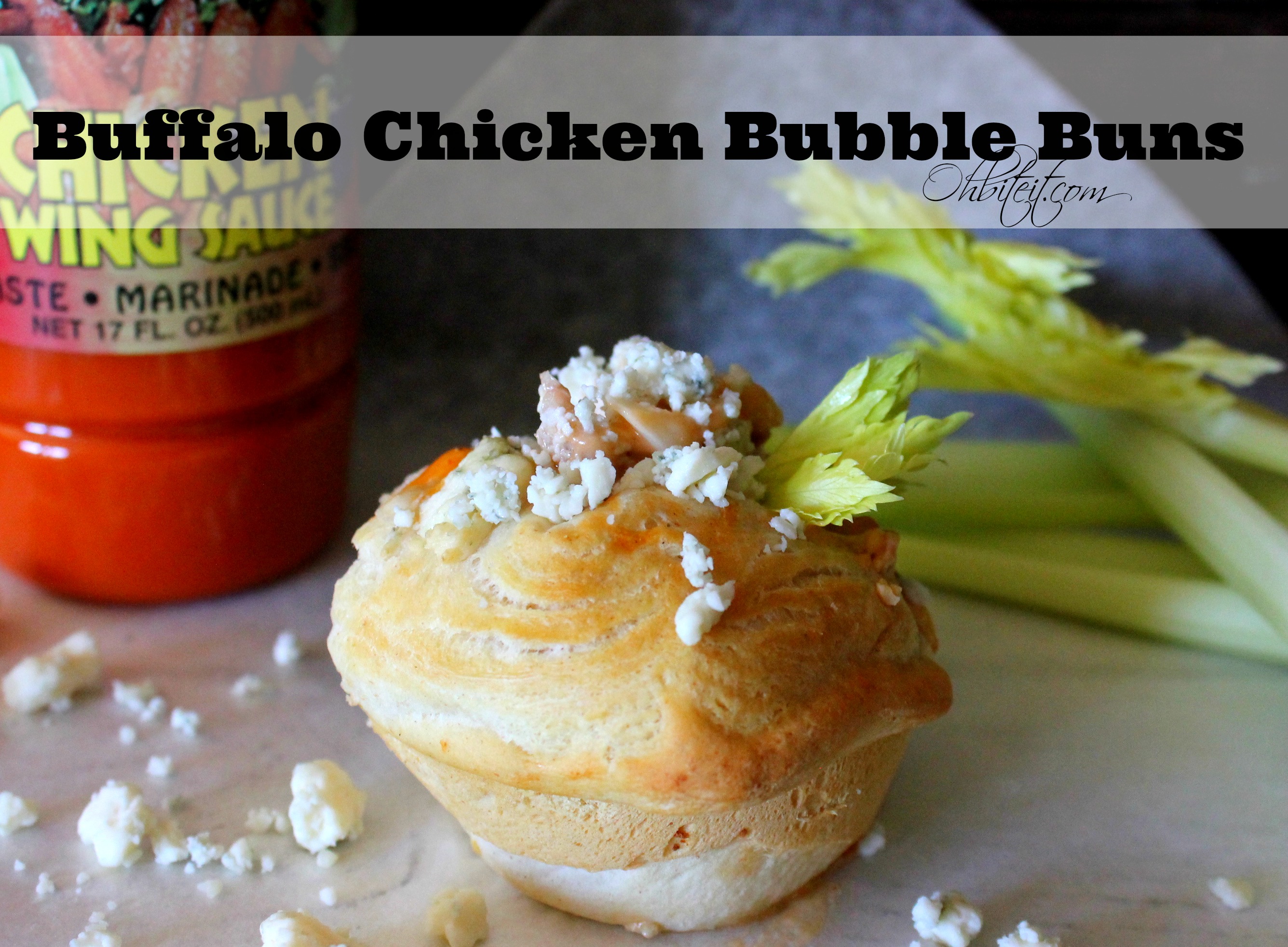 Buffalo Chicken Bubble Buns! Oh Bite It