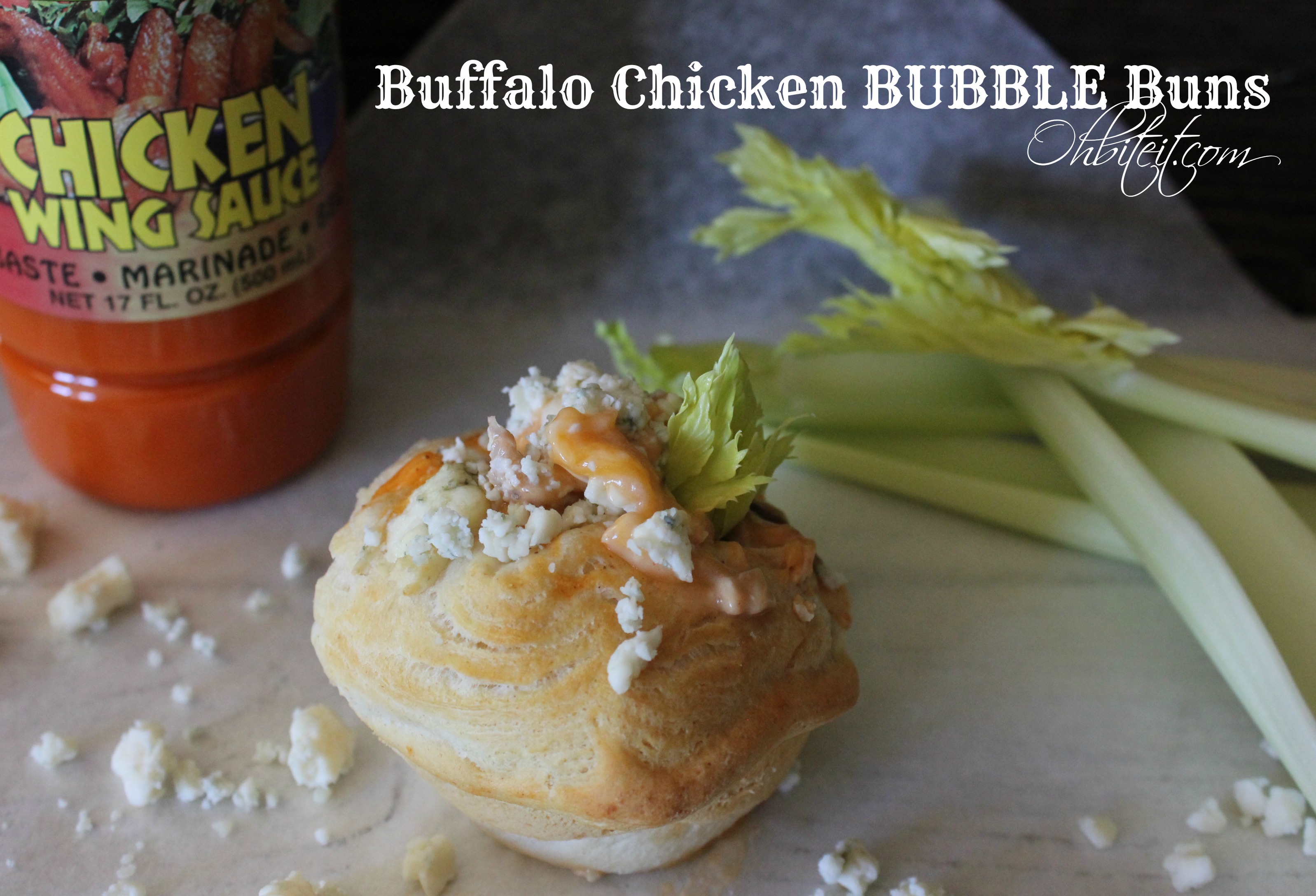 Buffalo Chicken Bubble Buns! Oh Bite It
