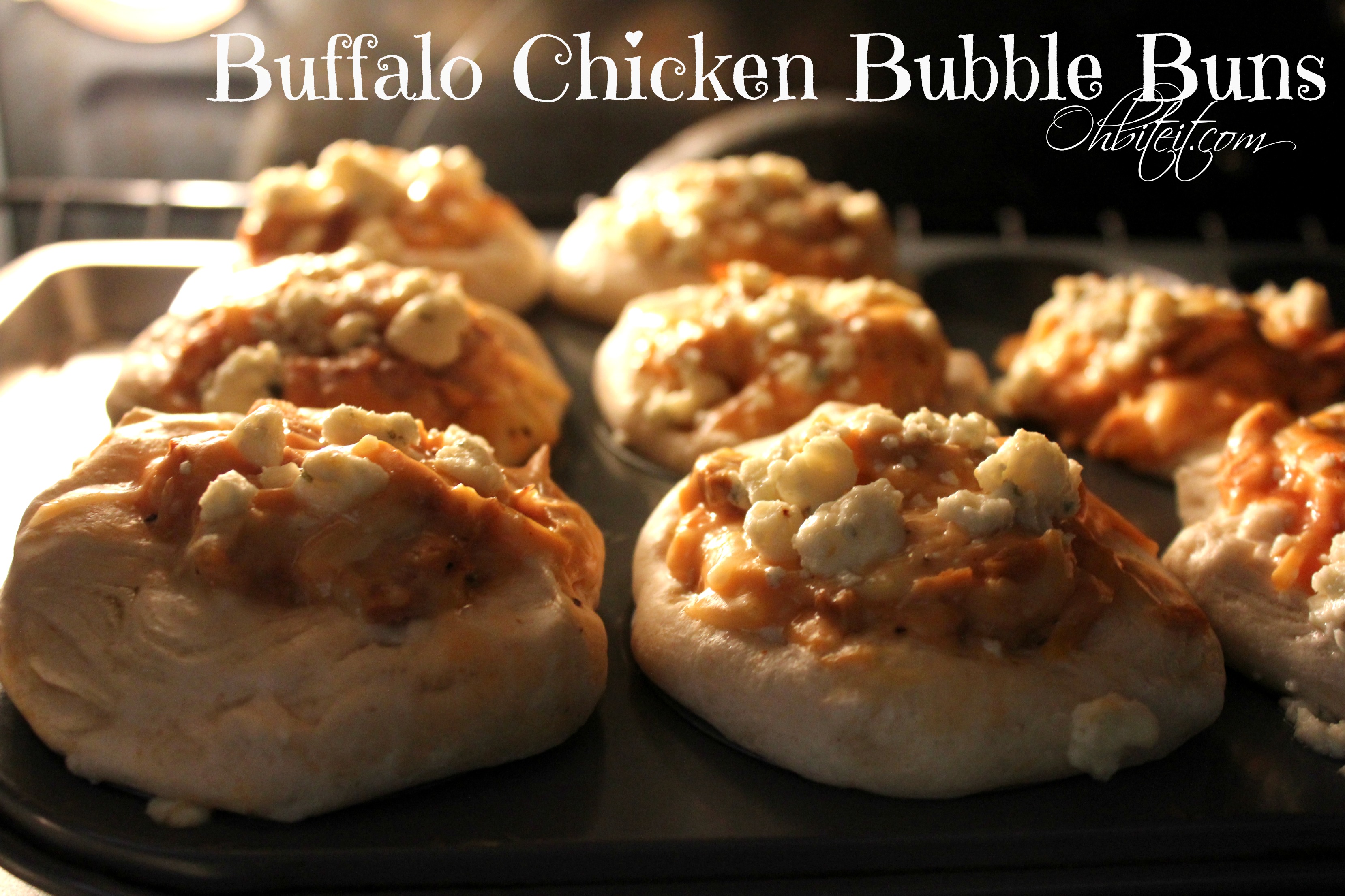 Buffalo Chicken Bubble Buns! Oh Bite It