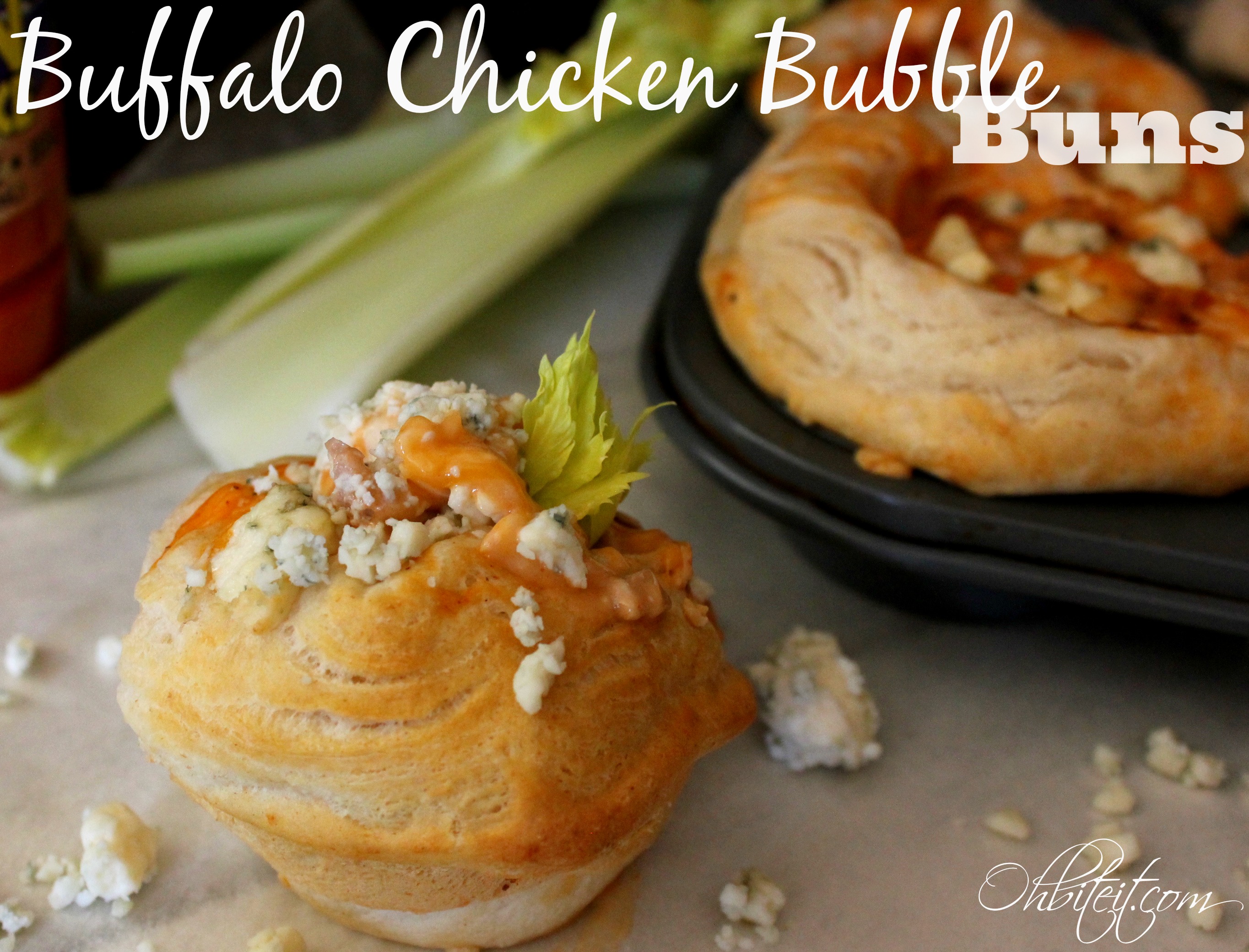 Buffalo Chicken Bubble Buns! Oh Bite It