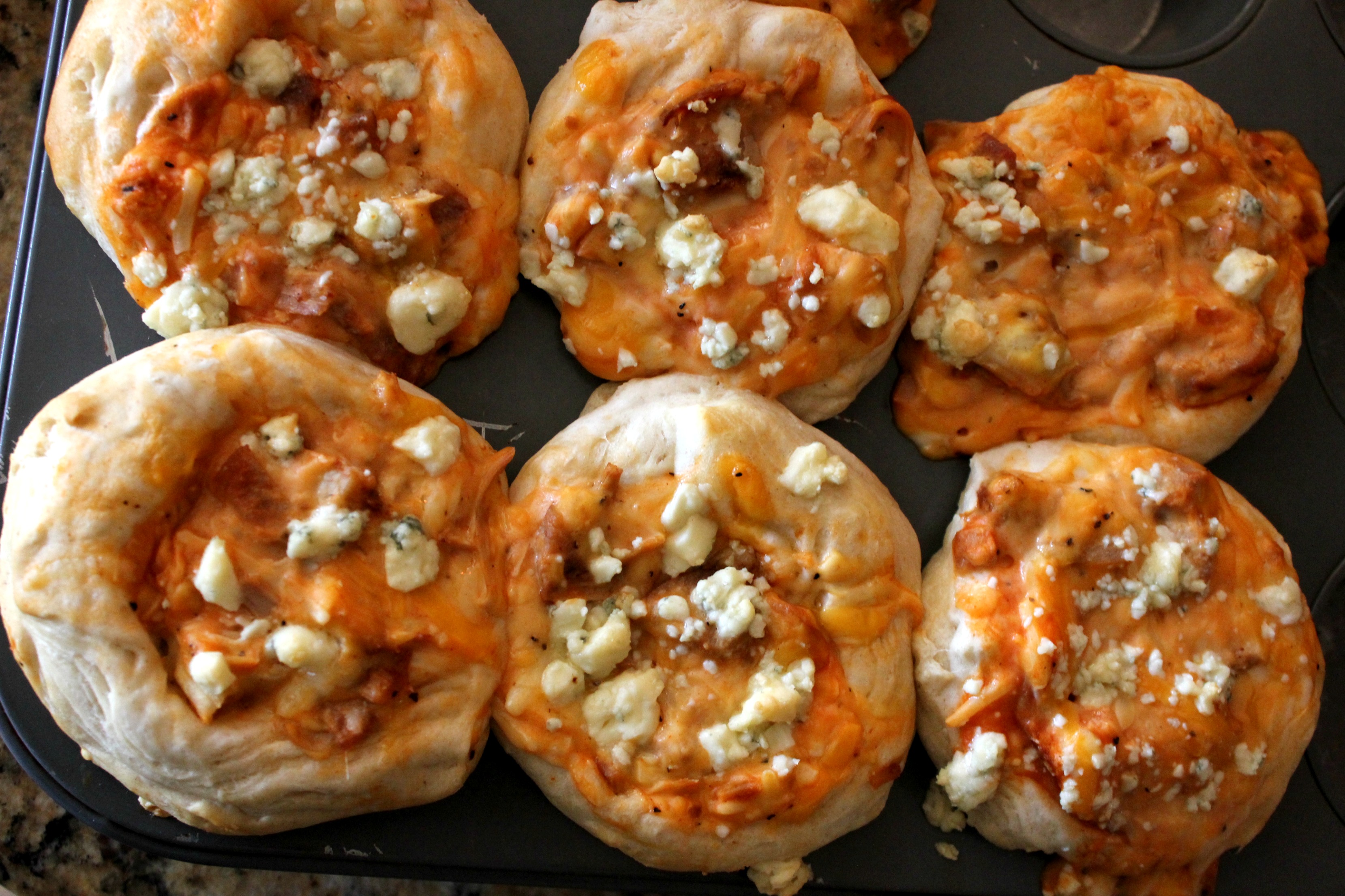 Buffalo Chicken Bubble Buns! Oh Bite It