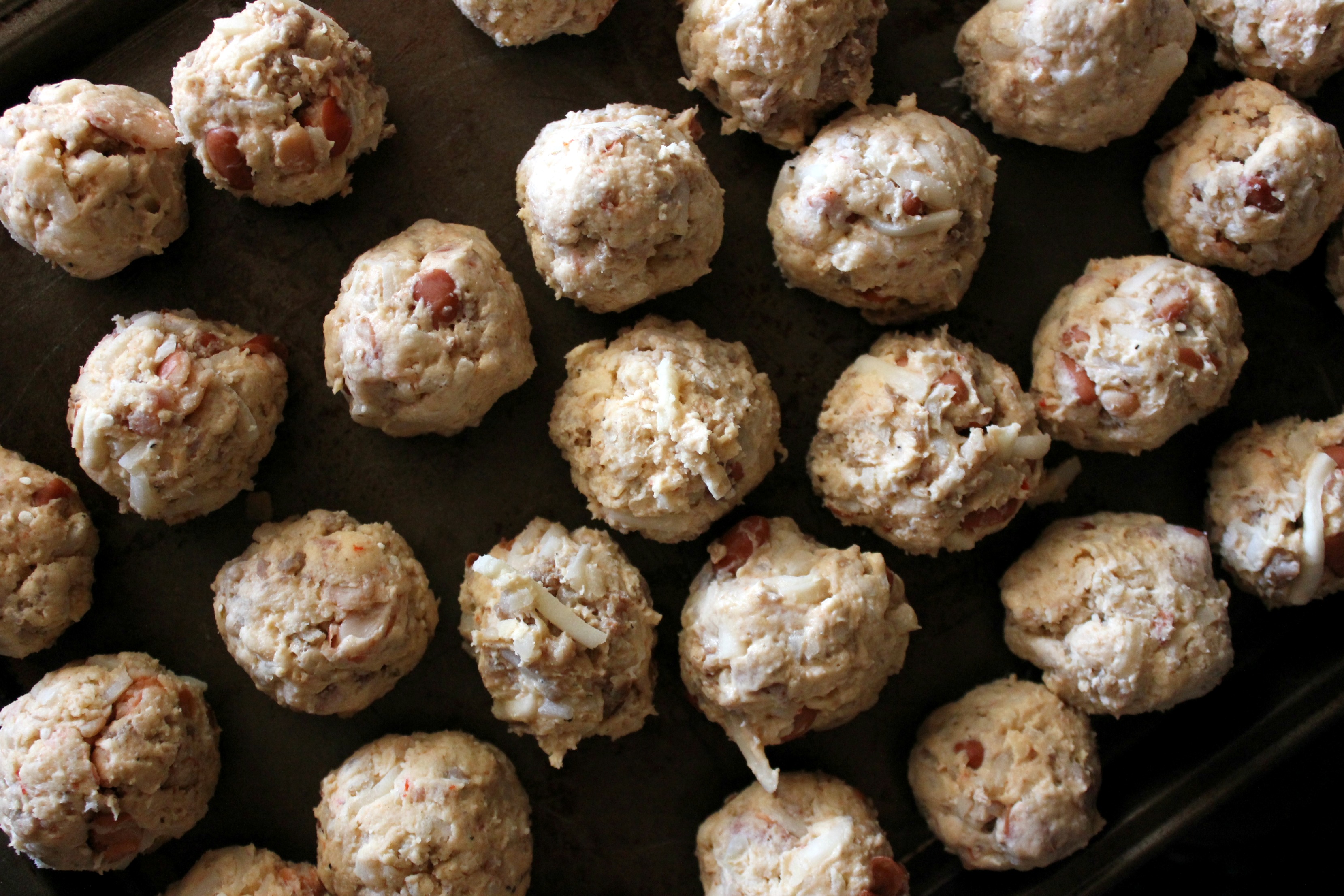 Hash Brown & Sausage Balls! Oh Bite It